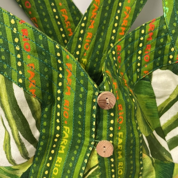 FARM RIO Fresh Forest Scarf Mini Dress - Picture 7 of 10